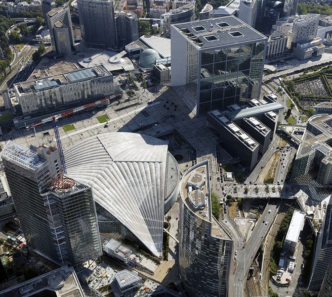 Aerial view of the Place Carpeaux (c) Philippe-Guignard