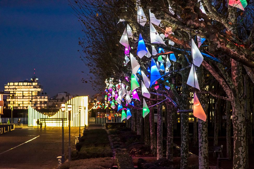 Illuminations de Noël à Paris La Défense 2019