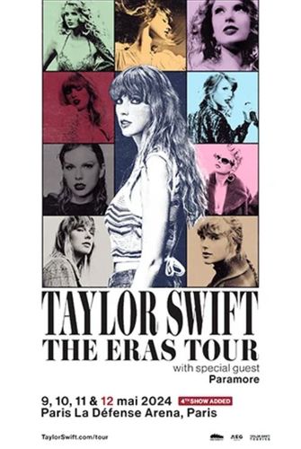 Affiche tournée Taylor Swift