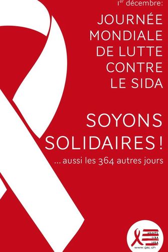 Affiche Journée Mondiale de la lutte contre le sida