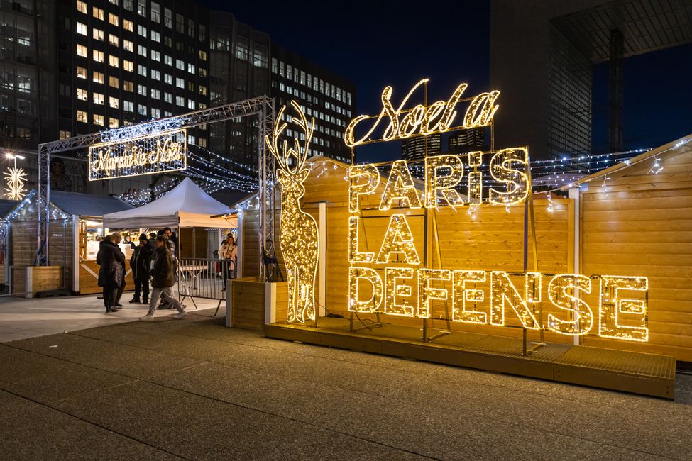 Les illuminations de Noël 2022 à La Défense
