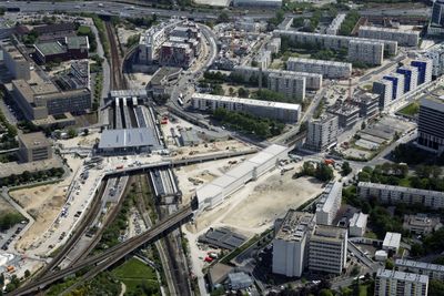 Cœur de Quartier in 2015, completion of the eastern lots (phase 1) © Philippe Guignard Air Image