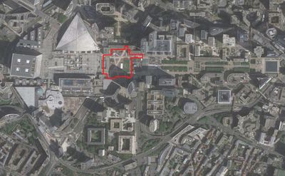 Situation vue aérienne - Place de La Défense (c) Paris La Défense