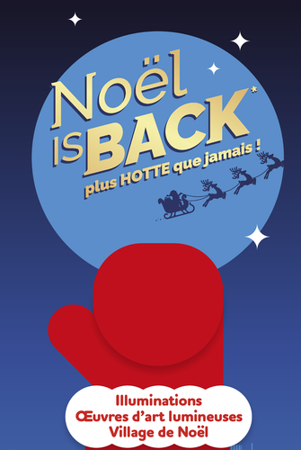 Affiche Noël à Paris La Défense 2021