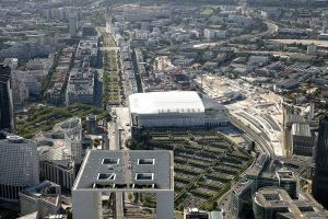 Paris La Défense Arena - view from the sky - 2019 © PLD - Philippe Guignard
