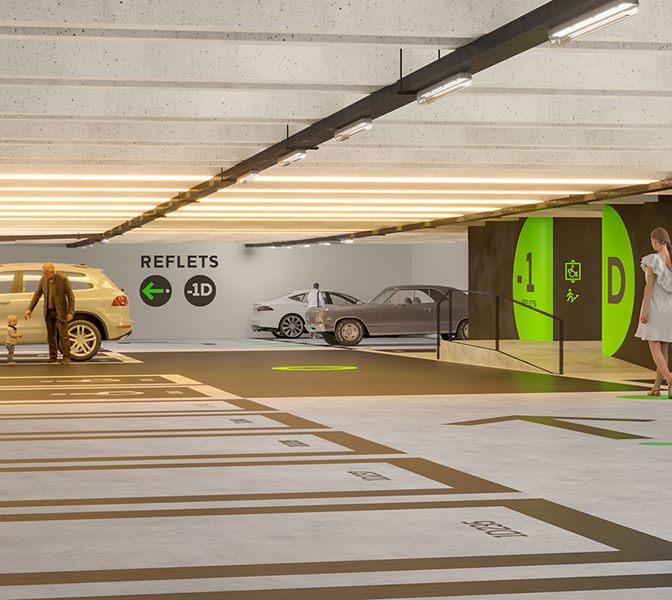 Vue 3D du parking des Reflets (c) ABA - Worshop