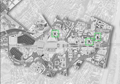 Nouvelles tours, nouveaux espaces publics  Paris La Défense poursuit sa transformation Fond de carte 2020