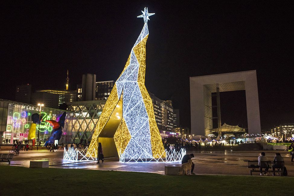 Les illuminations de Noël 2018 à La Défense