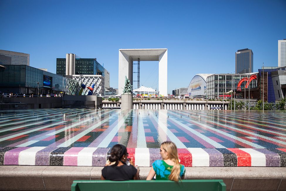 The Agam Fountain: amazing perspectives