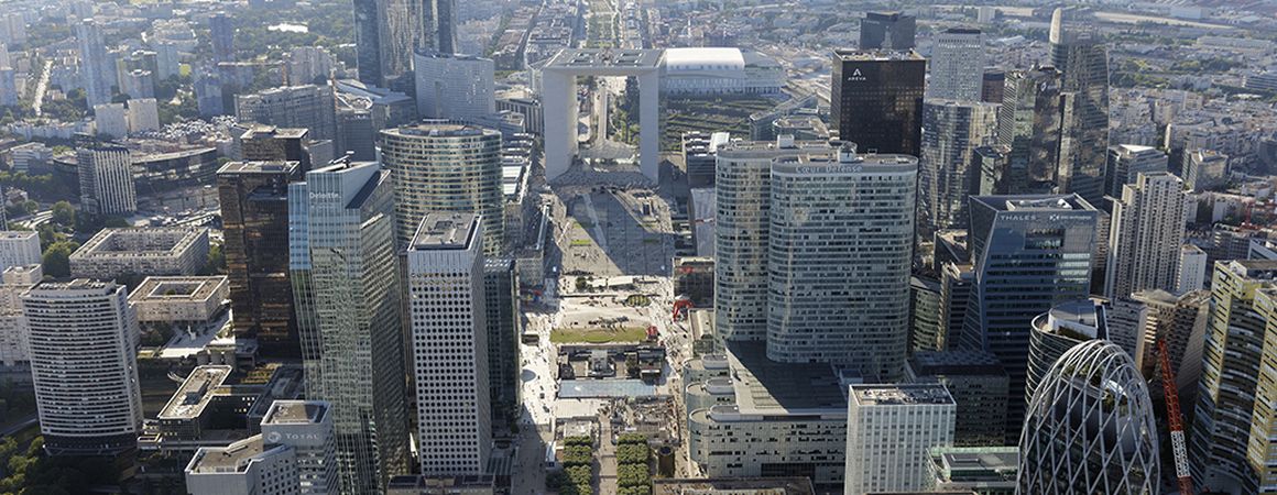 Vue aérienne de Paris La Défense 2019 © Paris La Défense - Philippe Guignard